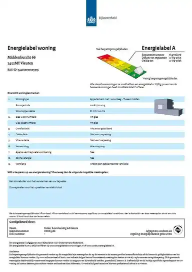 87m2 flat to rent for 1500€/month in Middenburcht 66, Utrecht