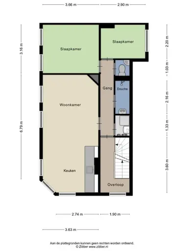 55m2 Flat zur Miete für 2300€/Monat in Tweede Sweelinckstraat 22h, Amsterdam