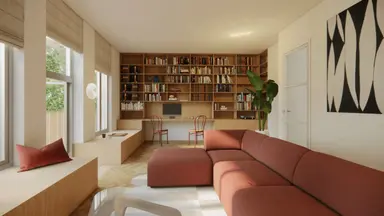 124m2 apartment to rent for 3350€/month in Foeliedwarsstraat 24, Amsterdam