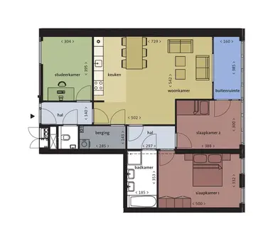 101m2 Appartement te huur voor 1751€/maand in Bijlmerdreef, Amsterdam
