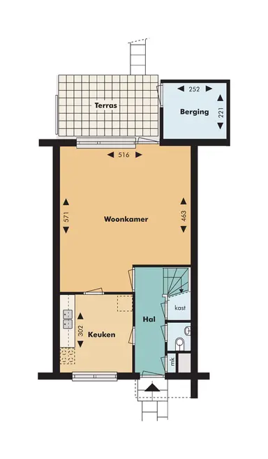 105m2 house to rent for 1720€/month in Maartje den Outerstraat, Rotterdam