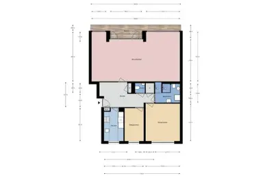 108m2 apartment to rent for 2450€/month in Jan Muschlaan 48, The Hague