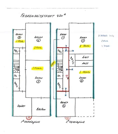 16m2 Kamer te huur voor 344.13€/maand in Edisonstraat, The Hague