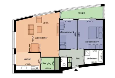 83m2 Wohnung zur Miete für 1395€/Monat in Van Ravesteyn-erf 79, Dordrecht