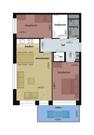 76m2 apartment to rent for 1750€/month in Ouddiemerlaan 126D, Diemen
