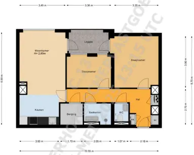 69m2 apartment to rent for 1875€/month in Bijlmerplein, Amsterdam