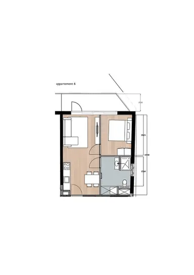46m2 apartment to rent for 938€/month in Nobelstraat 14G, Heerlen