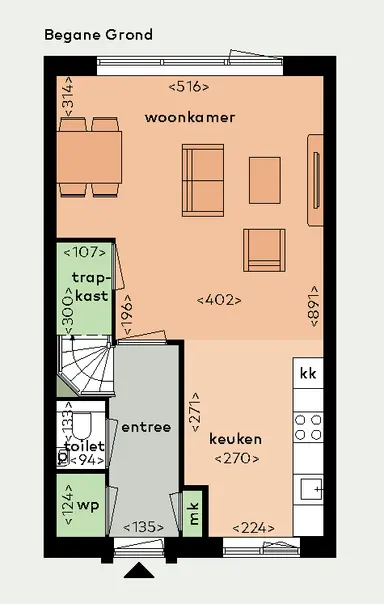 120m2 house to rent for 1735€/month in Melkbocht 37, Gouda