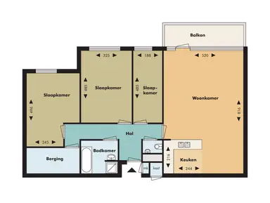 99m2 apartment to rent for 1575€/month in Venbergsemolen, Eindhoven