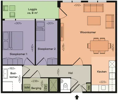 75μ² Διαμέρισμα προς ενοικίαση για 1425€/μήνα σε Bètaplein, Leiden