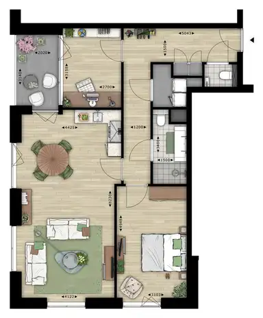 89m2 Wohnung zur Miete für 1695€/Monat in Philitelaan 59, Eindhoven