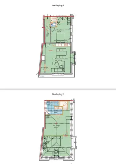 105m2 Appartamento in affitto per 1850€/mese a Begijnenhofstraat, Sittard
