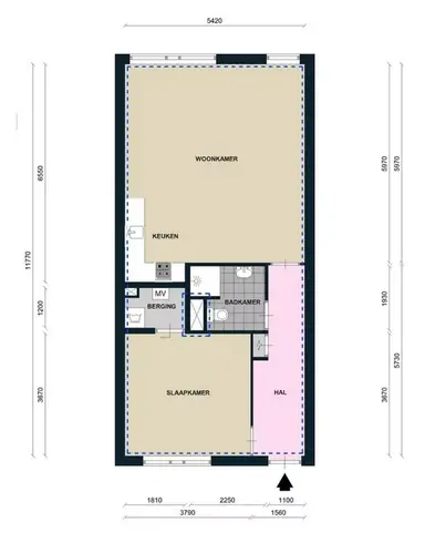 63m2 apartment to rent for 1174€/month in Westenburgerweg, 's-Hertogenbosch