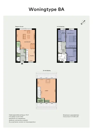 120m2 house to rent for 1660€/month in Loevensteinlaan 85, Oosterhout