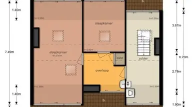 118μ² Διαμέρισμα προς ενοικίαση για 1150€/μήνα σε Kamerlingh Onnesweg 11, Hilversum