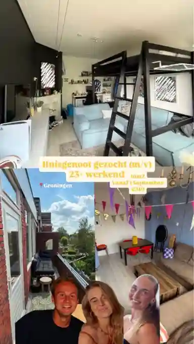 16m2 room to rent for 510€/month in Groningen