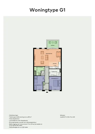 81m2 apartment to rent for 1355€/month in Gouda
