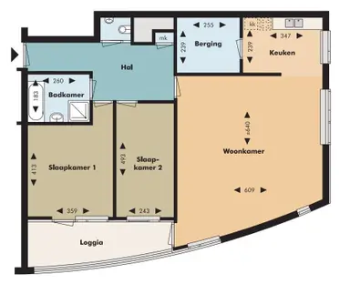100m2 Appartamento in affitto per 1450€/mese a Van Ravesteyn-erf 471, Dordrecht