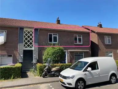 56m2 flat te huur voor 520.96€/maand in Televisiestraat 23, Roosendaal