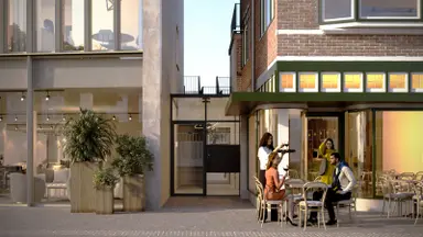 61m2 flat te huur voor 1850€/maand in Kerkstraat, Hilversum