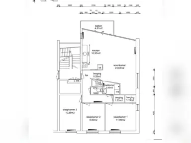 80m2 Appartamento in affitto per 911€/mese a Conradstraat, Amsterdam