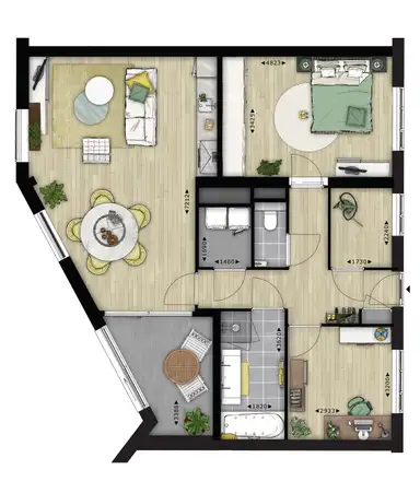 85m2 apartment to rent for 1540€/month in Kleine Oord 291, Arnhem