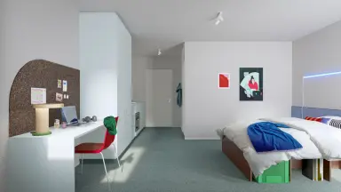 25m2 studio te huur voor 795.9€/maand in Endepolsdomein 60C, Maastricht