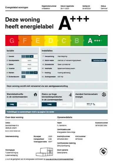 74m2 Wohnung zur Miete für 1495€/Monat in Eendrachtlaan, Utrecht