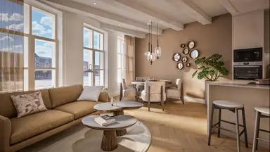 63m2 apartment to rent for 3100€/month in Prins Hendrikkade 16, Amsterdam