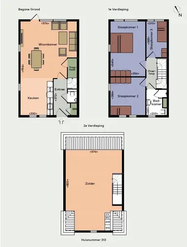145m2 house to rent for 1960€/month in Vossenzoom 313, Pijnacker