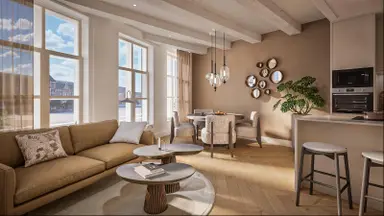 64m2 Appartement à louer pour 3250€/mois à Prins Hendrikkade, Amsterdam