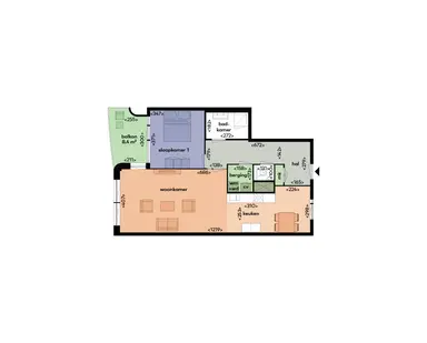 79μ² Διαμέρισμα προς ενοικίαση για 1605€/μήνα σε Luxemburgpromenade 158, Utrecht
