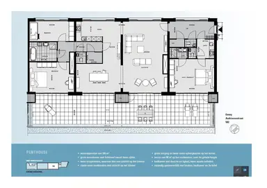 185m2 apartment to rent for 3797€/month in Emmy Andriessestraat, Amsterdam