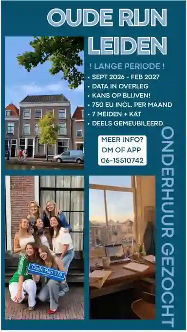 14m2 room to rent for 750€/month in Leiden