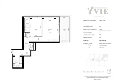 72m2 Wohnung zur Miete für 2195€/Monat in Bercylaan 331, Amsterdam