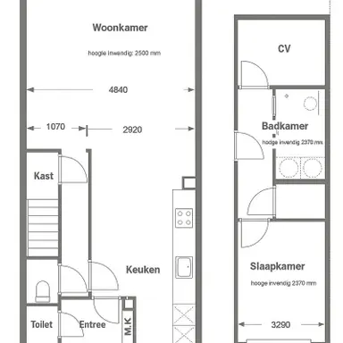 84m2 apartment to rent for 984€/month in Lammert Majoorlaan, Bussum