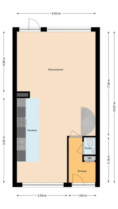 120m2 house to rent for 2650€/month in Brunel 42, Uithoorn