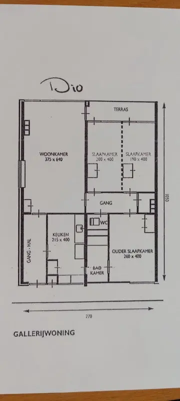 70m2 flat to rent for 980€/month in Diogenesstraat, Rotterdam