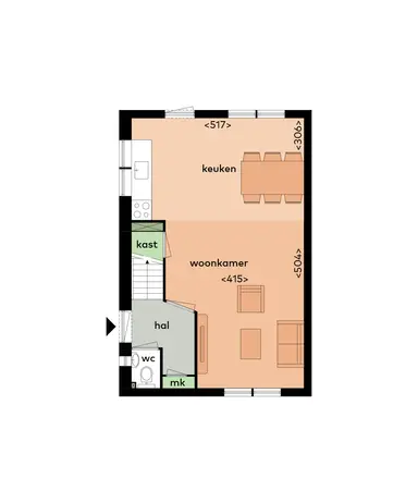 108m2 Haus zur Miete für 1525€/Monat in Daalderstraat, Alkmaar