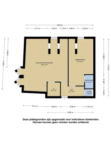 80μ² Διαμέρισμα προς ενοικίαση για 1450€/μήνα σε Marktstraat, Venray