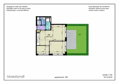 57m2 apartment to rent for 1207€/month in Goudsbloemvallei, 's-Hertogenbosch