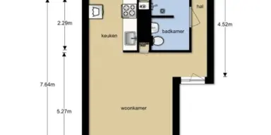 52m2 apartment to rent for 835€/month in Hoge Bothofstraat 27, Enschede
