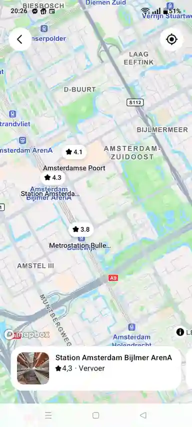 30m2 Studio zur Miete für 1100€/Monat in Tielstraat, Amsterdam