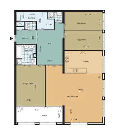 160m2 Appartement à louer pour 1620€/mois à Molenpolder 144, Utrecht