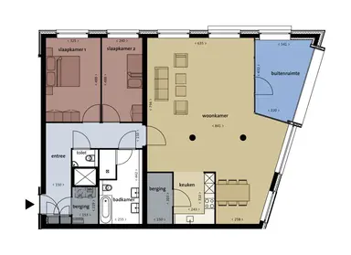 140m2 Wohnung zur Miete für 2415€/Monat in Lovensdijkstraat 11-G67, Breda
