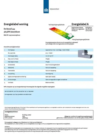 98m2 flat to rent for 1794€/month in De Bosuil, Amersfoort