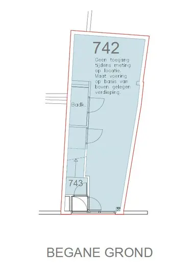 25m2 studio à louer pour 1005€/mois à Vrouwenkerkhof, Leiden