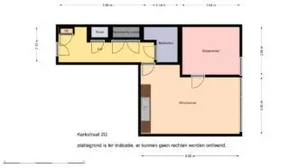 55m2 Appartement à louer pour 1300€/mois à Kerkstraat, Tiel