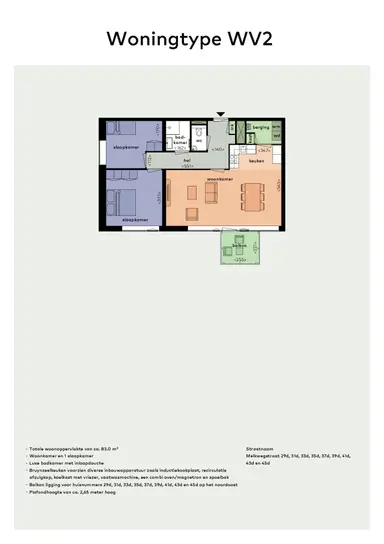 83m2 Appartement à louer pour 1465€/mois à Melkwegstraat 39, The Hague