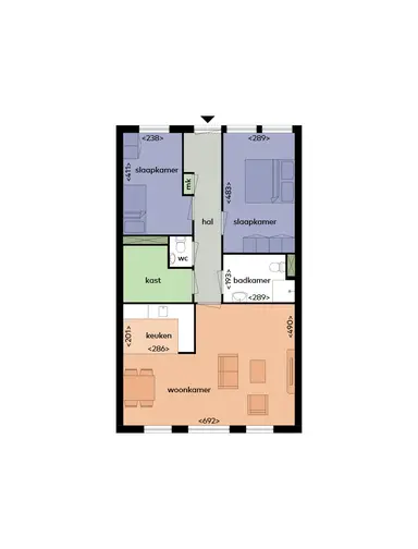 81m2 apartment to rent for 1415€/month in V.O.C.-plein 73, Rotterdam